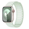 Lippa Apple Watch (38/40/41/42 mm) Magnetisk Silikone Urrem - Mint Grøn