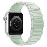 Lippa Apple Watch (38/40/41/42 mm) Magnetisk Silikone Urrem - Mint Grøn