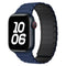 Lippa Apple Watch (38/40/41/42 mm) Magnetisk Silikone Urrem - Mørkeblå