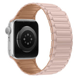 Lippa Apple Watch (38/40/41/42 mm) Magnetisk Silikone Urrem - Pink