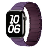 Lippa Apple Watch (38/40/41/42 mm) Magnetisk Silikone Urrem - Lilla