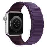 Lippa Apple Watch (38/40/41/42 mm) Magnetisk Silikone Urrem - Lilla