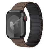 Lippa Apple Watch (42/44/45/46/49 mm) Magnetisk Silikone Urrem - Brun