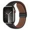 Lippa Apple Watch (38/40/41/42 mm) Magnetisk Kunstlæder  Urrem - Sort