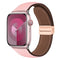 Lippa Apple Watch (38/40/41/42 mm) Magnetisk Kunstlæder Urrem - Lyserød