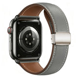 Lippa Apple Watch (38/40/41/42 mm) Magnetisk Kunstlæder  Urrem - Grå