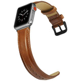 Lippa Apple Watch (38/40/41/42 mm) Kunstlæder Urrem - Brun