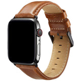 Lippa Apple Watch (38/40/41/42 mm) Kunstlæder Urrem - Brun