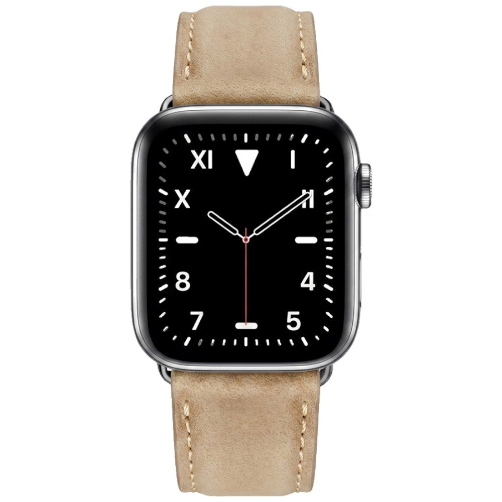 Lippa Apple Watch (38/40/41/42 mm) Kunstlæder Urrem - Lysebrun
