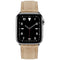 Lippa Apple Watch (38/40/41/42 mm) Kunstlæder Urrem - Lysebrun