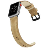 Lippa Apple Watch (38/40/41/42 mm) Kunstlæder Urrem - Lysebrun