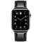 Lippa Apple Watch (42/44/45/46/49 mm) Kunstlæder Urrem - Sort