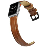 Lippa Apple Watch (42/44/45/46/49 mm) Kunstlæder Urrem - Brun