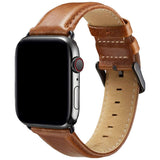 Lippa Apple Watch (42/44/45/46/49 mm) Kunstlæder Urrem - Brun