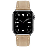 Lippa Apple Watch (42/44/45/46/49 mm) Kunstlæder Urrem - Lysebrun
