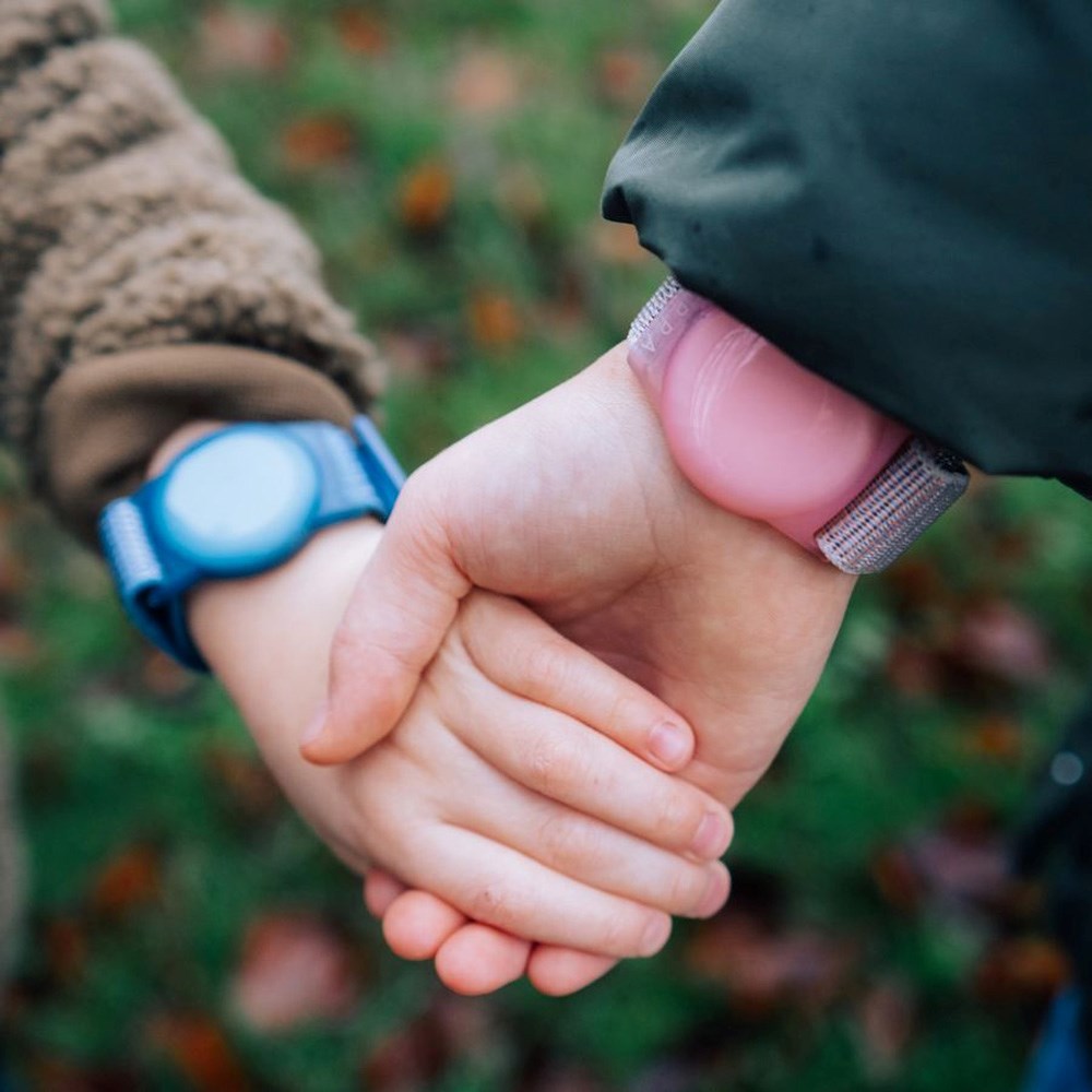 Lippa Nylon Armbånd til AirTag - Blå
