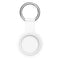 Lippa AirTag Cover m. Nøkkelring - Hvit