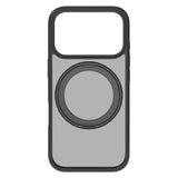 Lippa iPhone 17 Pro Hybrid Cover m. Roterende Kickstand - MagSafe Kompatibel - Mat / Sort