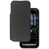 Lippa iPhone 17 Pro / 18 Pro Wallet Kunstlæder 2-i-1 Flip Cover - MagSafe Kompatibel - Sort