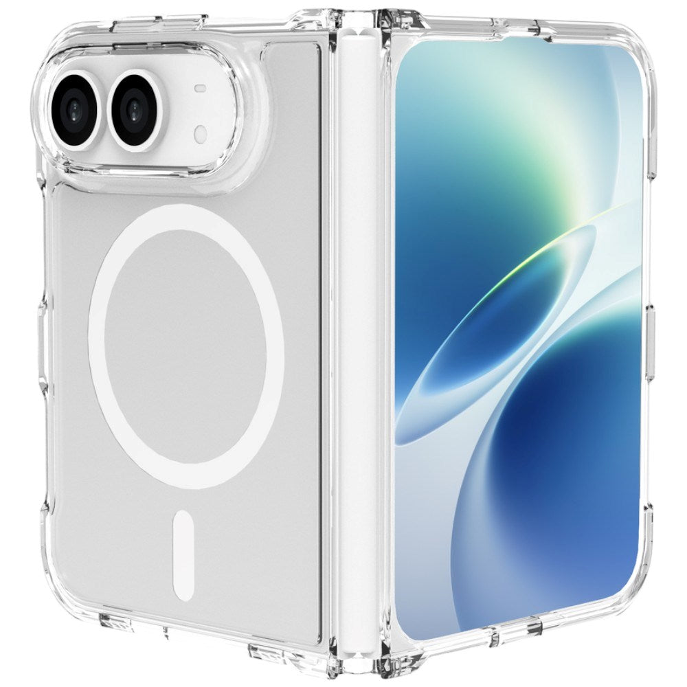 Lippa iPhone Duo Fleksibel Plast Mobil Cover - MagSafe Kompatibel - Gennemsigtig
