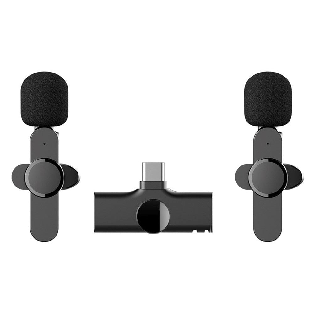 Lippa 2nd trådløs mikrofon m. USB-C - Svart