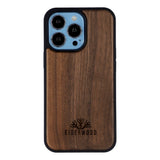 iPhone 13 Pro - EIDERWOOD Magnetisk Træcover - MagSafe Kompatibel - Valnøddetræ