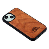 iPhone 15 - EIDERWOOD Magnetisk Træcover - MagSafe Kompatibel - Kirsebærtræ