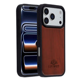 iPhone 17 Pro - EIDERWOOD Magnetisk Træcover - MagSafe Kompatibel - Rosentræ