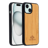 iPhone 15 - EIDERWOOD Magnetisk Træcover - MagSafe Kompatibel - Bambustræ