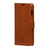 Samsung Galaxy S10 - dbramante1928 Lynge 2-i-1 Ægte Læder Flip Cover - Tan