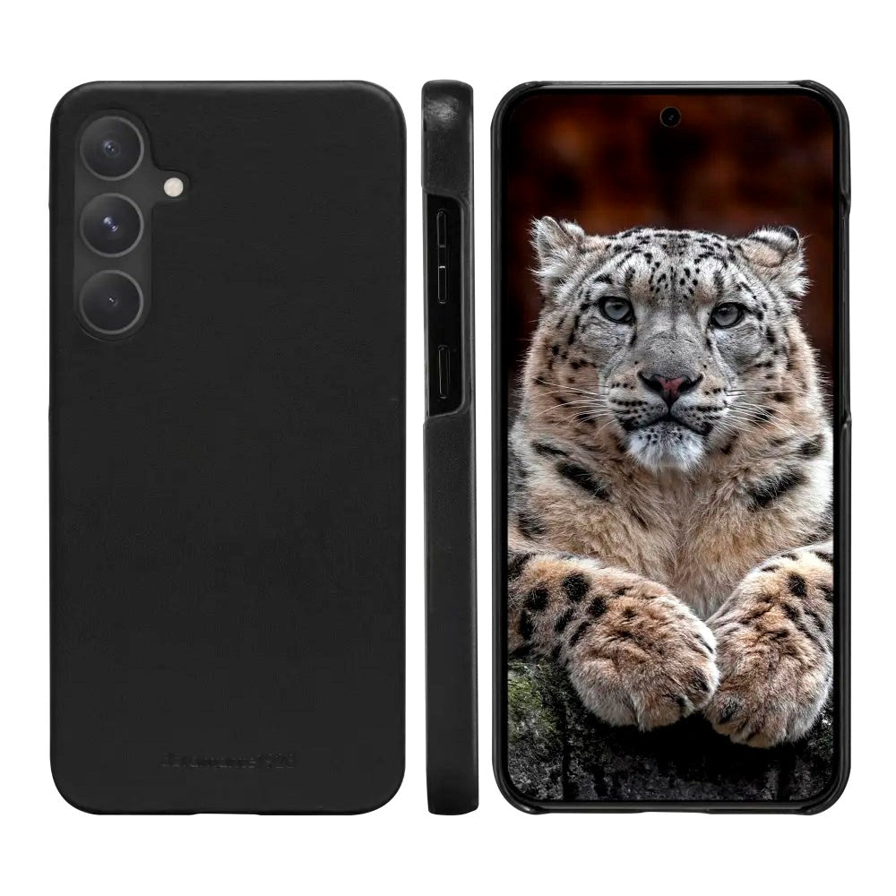 Samsung Galaxy S24 dbramante1928 Lynge Magnet Flip-deksel i ekte skinn - svart