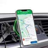 SBS Snap Charge Mobilholder for bilventilasjon m. Trådløs lading 15W - MagSafe-kompatibel - Svart