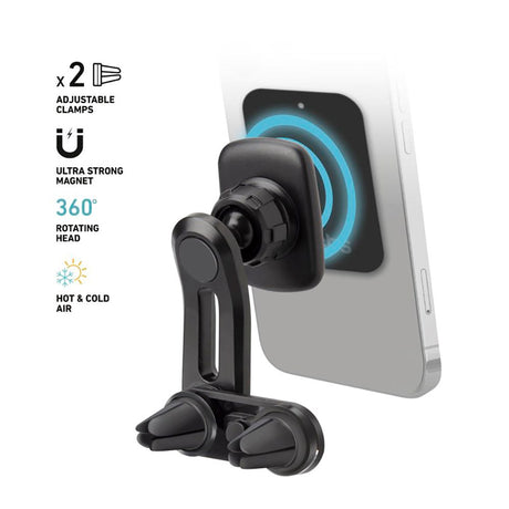 SBS Alaska magnetisk mobilholder for bil - svart