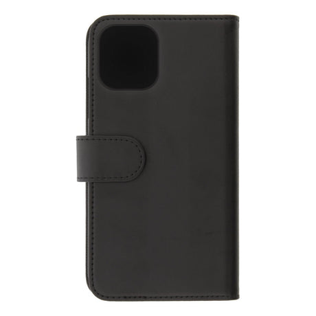 iPhone 12 Pro Max Deltaco 2-i-1 Kunstlæder Flip Cover m. Aftagelig Funktion - Sort