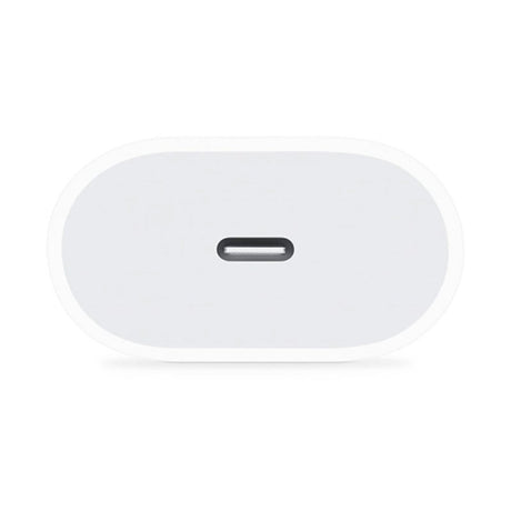 Original Apple PD (Power Delivery) 20W Vegglader m. USB-C – Hvit (MHJE3ZM/A)