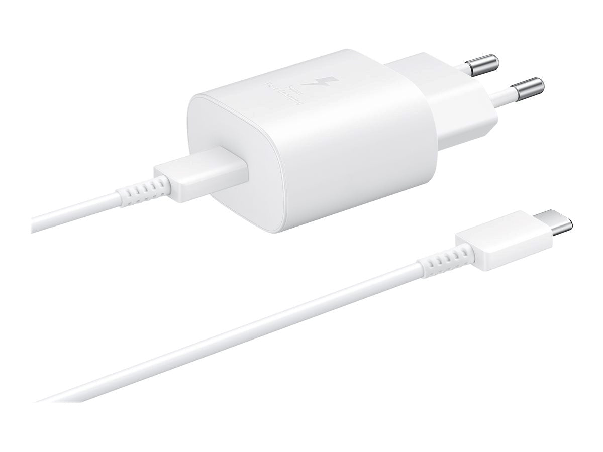 Samsung Super Fast Charge Travel Adapter 25W m. USB-C Kabel - Hvid