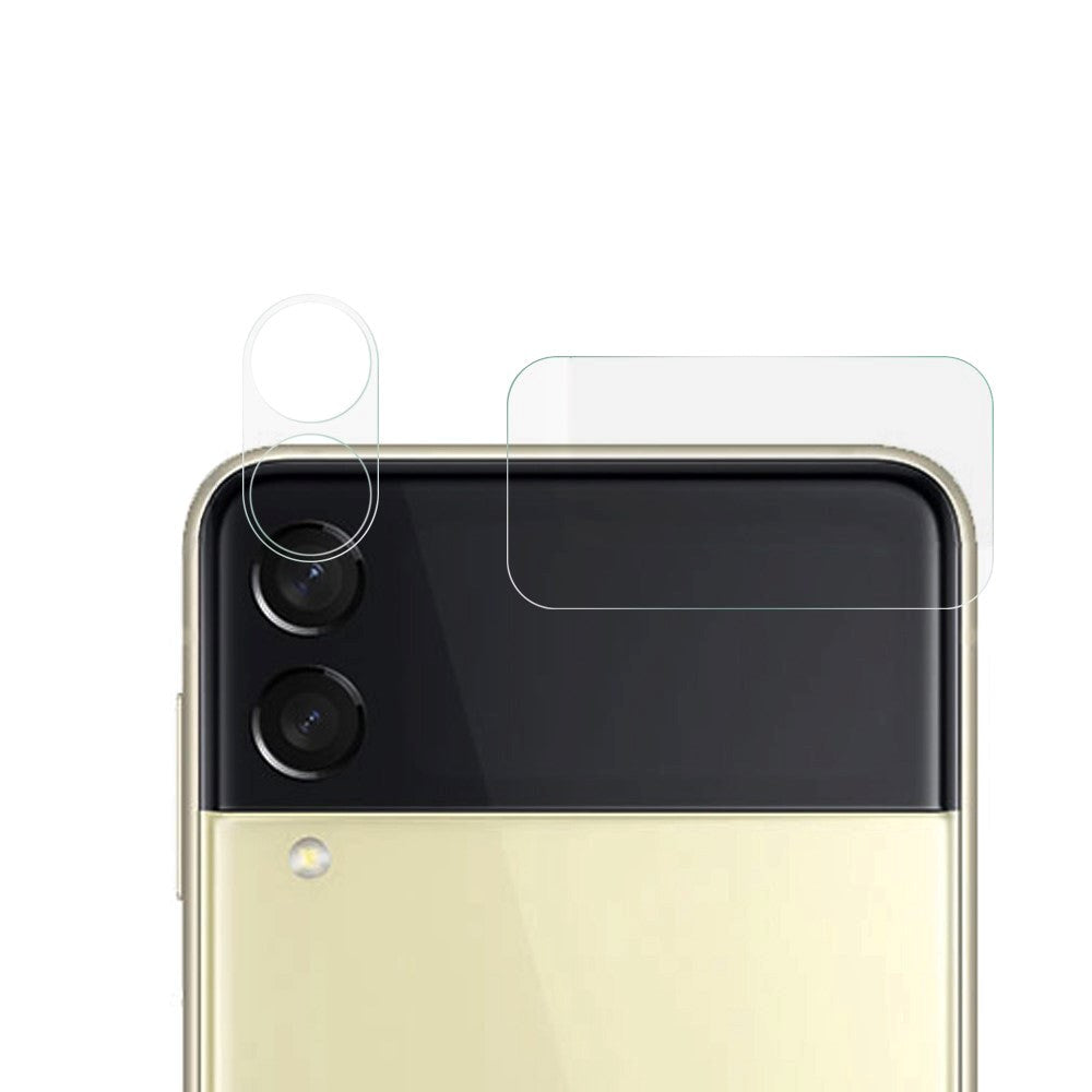 Samsung Galaxy Z Flip4 (5G) Kamerabeskyttelsesglass 2 deler - Gjennomsiktig