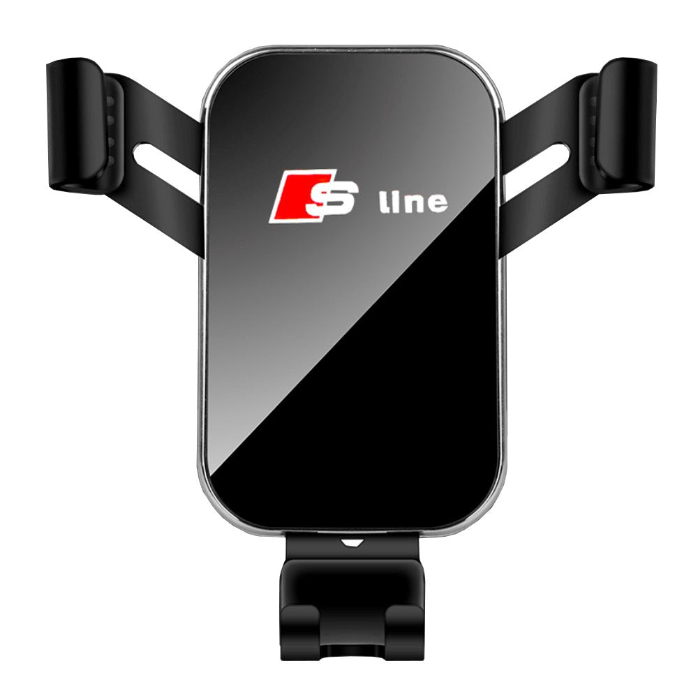 Mobilholder til Bil - Audi A1/S1 (Årgang 2010-2018) - Max Mobil: 70 x 100mm - Sort