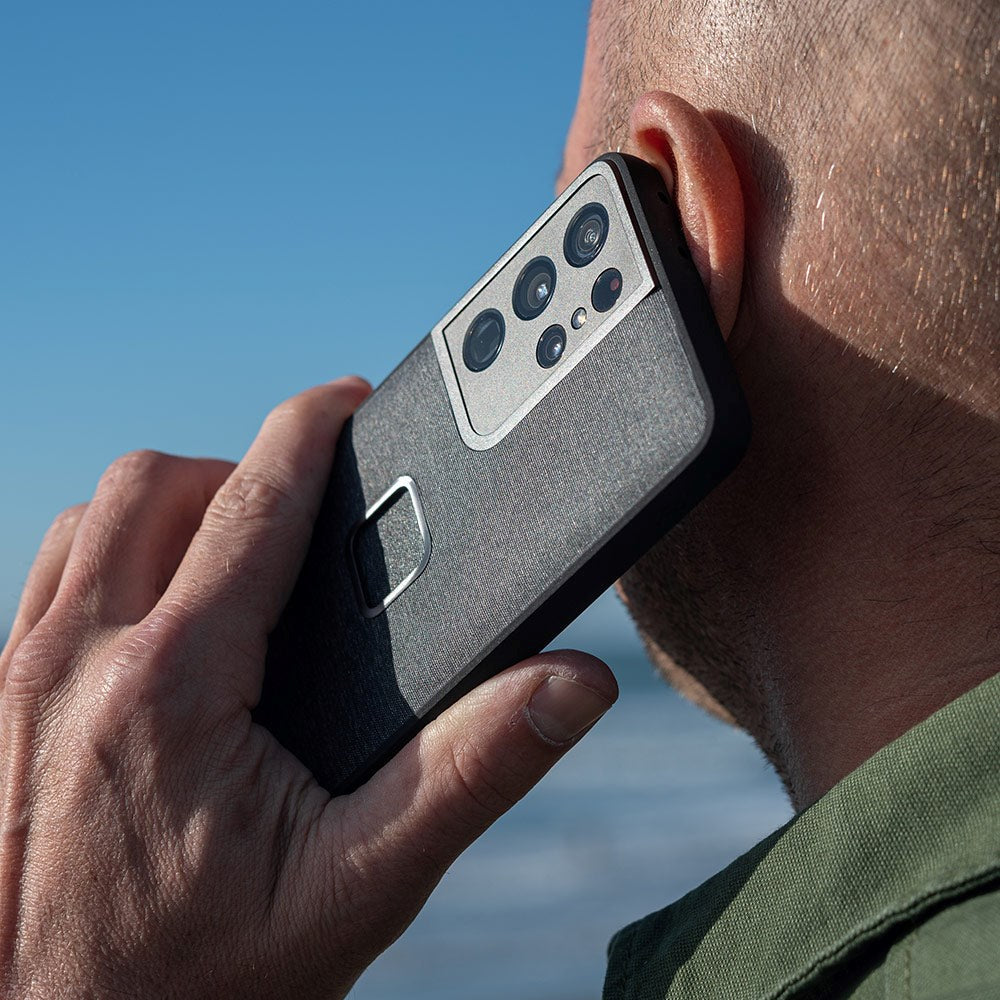 Peak Design Samsung Galaxy S23 Ultra Stoffdeksel m. SlimLink-brakett - MagSafe-kompatibel - Kull