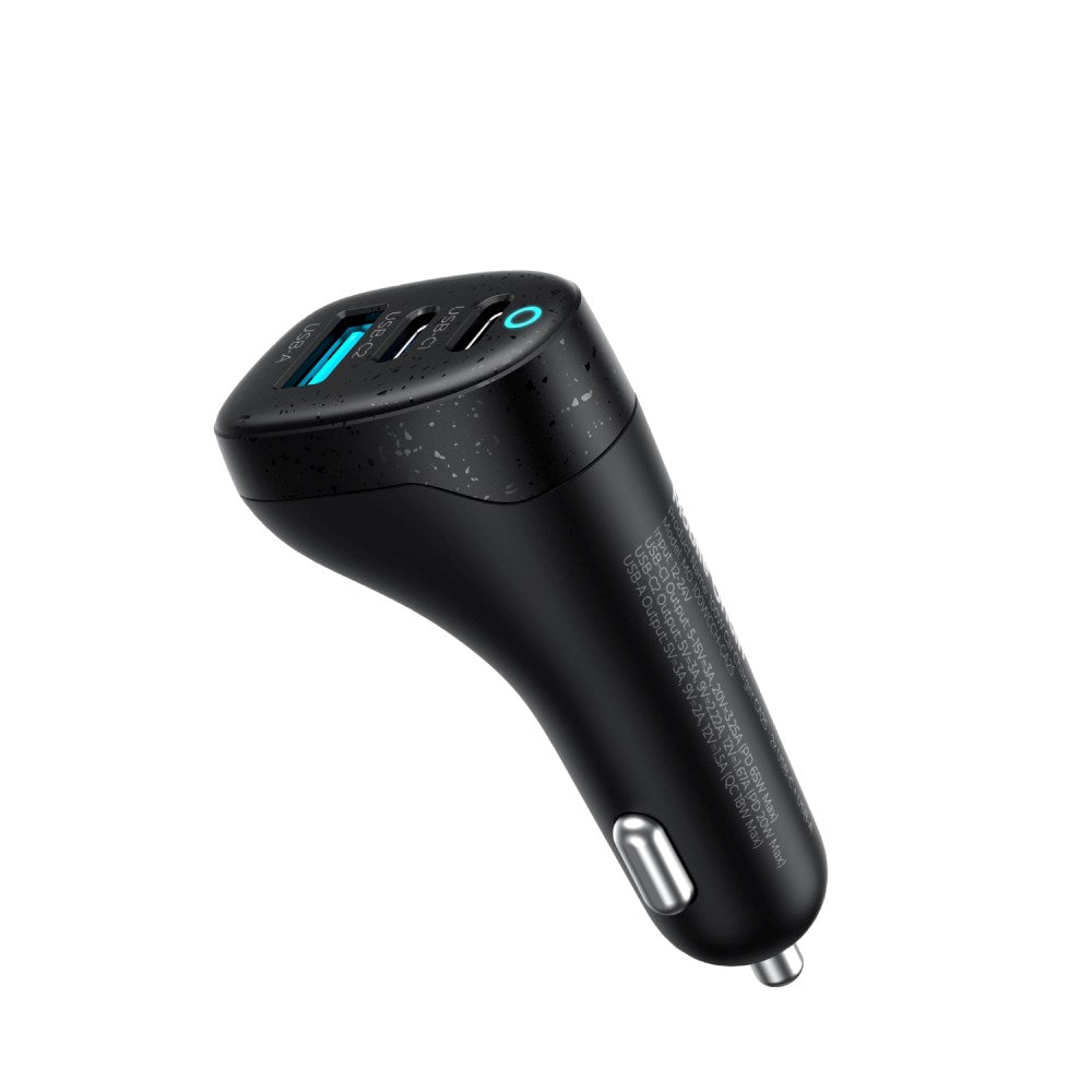 Mobile Origin CA25 Biloplader 100W m. 2x USB-C + 1x USB-A - Sort