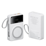 Mobile Origin PB15 PowerBank 35W PD 20000mAh m. Display - MagSafe Kompatibel - Hvid