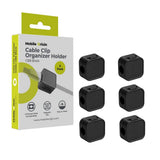 Mobile Origin Kabelholder m. Magnetisk Lukning - 6 stk. - Sort