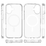 Mobile Origin iPhone 17 Hybrid Mobil Cover - MagSafe Kompatibel - Gennemsigtig