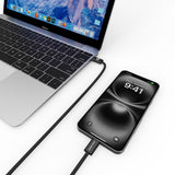 Mobile Origin UltraSlim Kabel - USB-C til USB-C - 60W - 1m - Sort