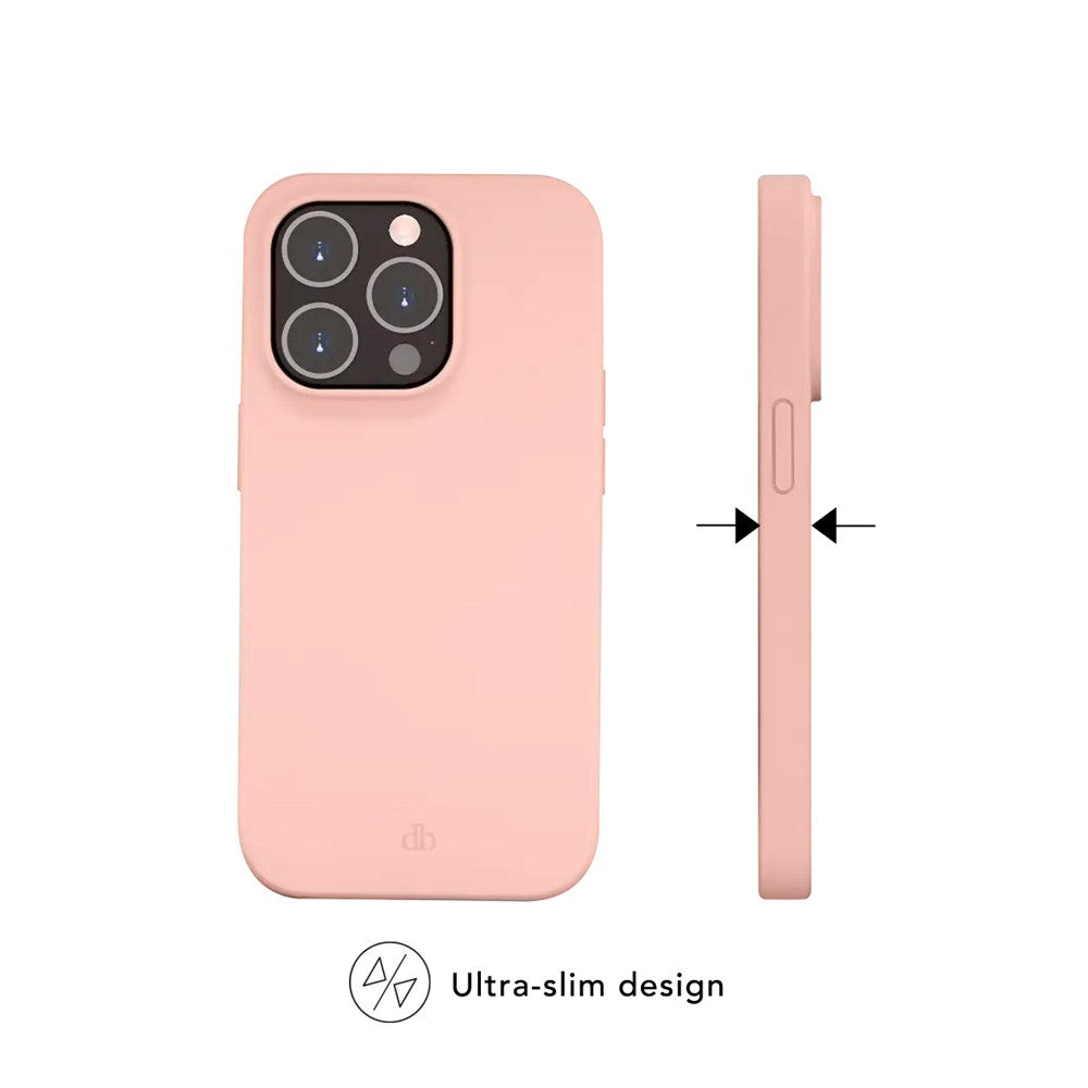 dbramante1928 iPhone 14 Pro Pro Monaco Bagside Cover - 100% Genbrugsplast - Pink Sand