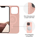 dbramante1928 iPhone 14 Pro Pro Monaco Bagside Cover - 100% Genbrugsplast - Pink Sand