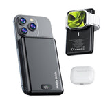 Mobile Origin 3in1 Powerbank 10000mAh med Trådløs Opladning - MagSafe Kompatibel - Sort
