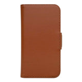 iPhone 14 Key Nordfjord Slim Wallet Skinndeksel m. Lommebok - Brun