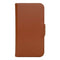 iPhone 14 Key Nordfjord Slim Wallet Skinndeksel m. Lommebok - Brun