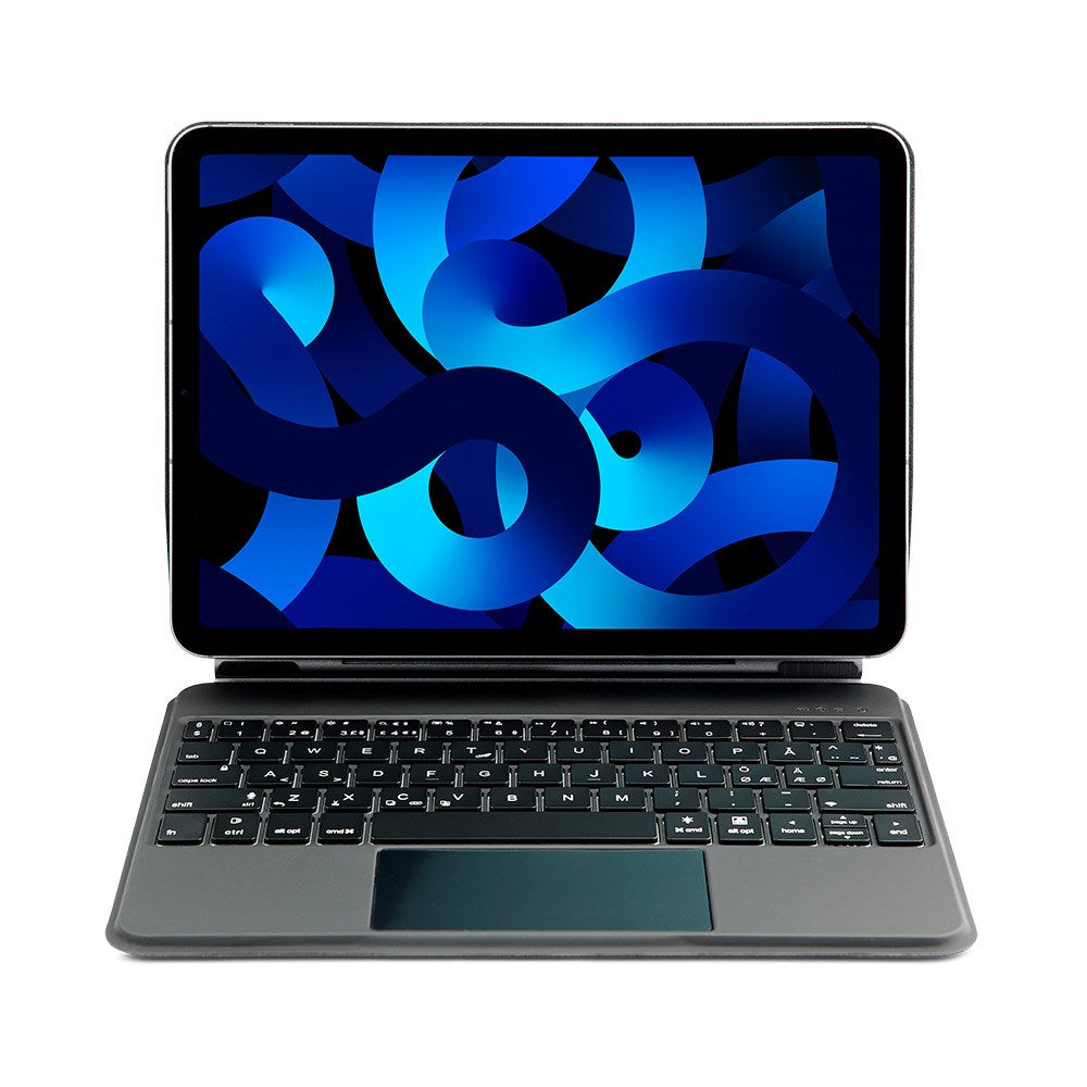 iPad Air / Pro Xceed CoverKey trådløst tastatur m. Omslag (XCCK09SCBLK) - Nordisk layout - Sort